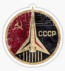 CCCP Rocket Emblem Sticker