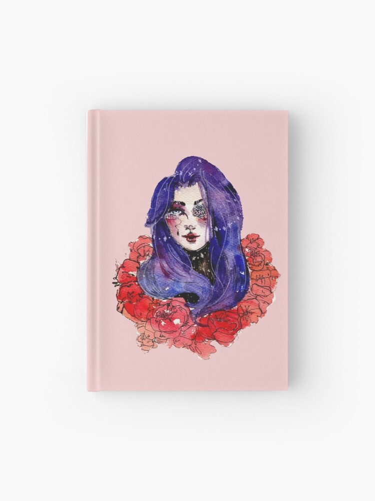 Purple Hair Hardcover Journal By Kaylaphan Redbubble