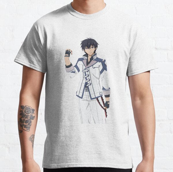 Anime Maou Gakuin no Futekigousha T-shirt Men Teens Short Sleeve Manga Tee  Tops