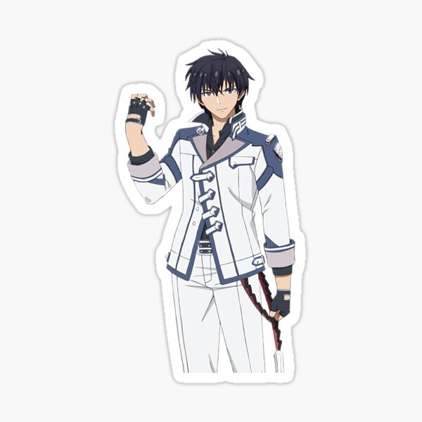 The Misfit of Demon King Academy II Maou Gakuin no Futekigousha Cool Black  and White Silhouette Anime Characters : Anos Voldigoad with His Japanese  Name in Kanji (Transparent) Poster for Sale by