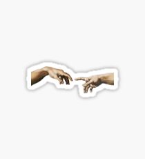 Creation of Adam Hands Sticker