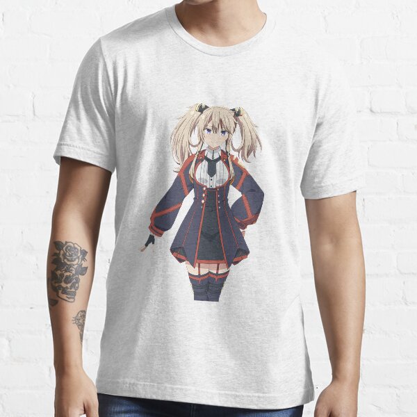 Anime Maou Gakuin no Futekigousha T-shirt Men Teens Short Sleeve Manga Tee  Tops