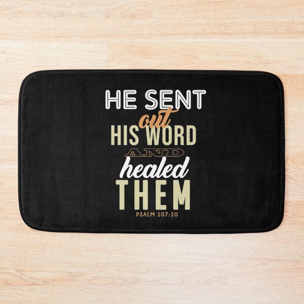 Item preview, HE SENT OUT HIS WORD AND HEALED THEM designed and sold by LYSandCo.