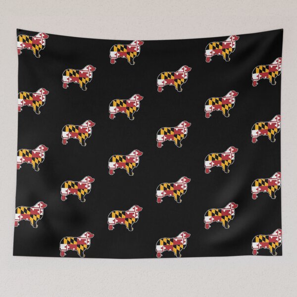 Item preview, Maryland Flag Australian Shepherd Dog for Australian Shepherd Owners, Breeders, and more designed and sold by MarylandStyle.