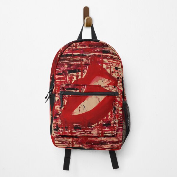 Item preview, Rock N Roll Lips Clenching Teeth Abstract Graffiti  designed and sold by concettaellis.