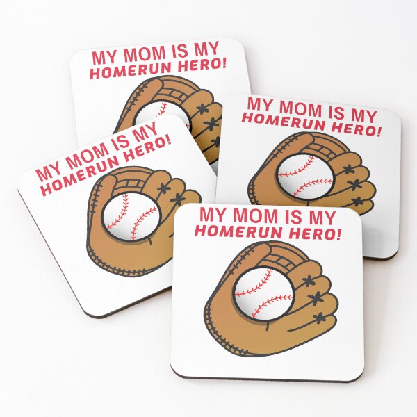 Item preview, MY MOM IS MY HOMERUN HERO! baseball designed and sold by AndPeace702.