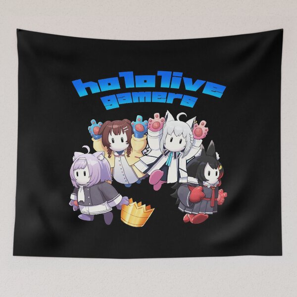 Item preview, Hololive Gamers - Shirakami Fubuki , Nekomata Okayu , Inugami Korone , Ookami Mio  designed and sold by lizactl81.