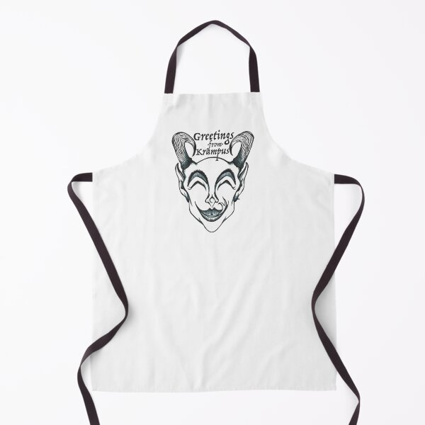 Item preview, Black and White Krampus - Greetings from Krampus designed and sold by The White Bat.