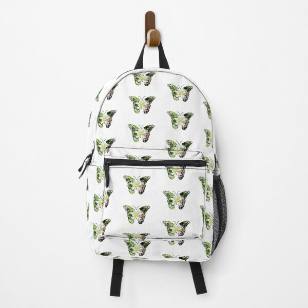 Item preview, White Flowers and Green Leaves Butterfly designed and sold by ChibiKolossus.