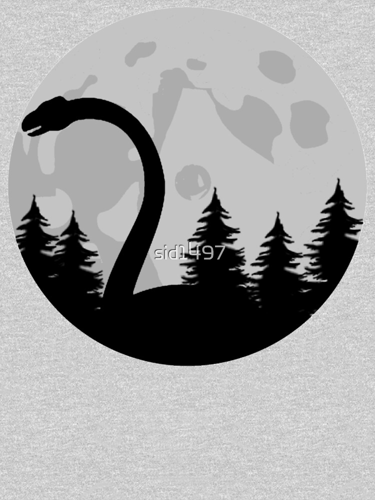 Loch Ness monster silhouette by sid1497