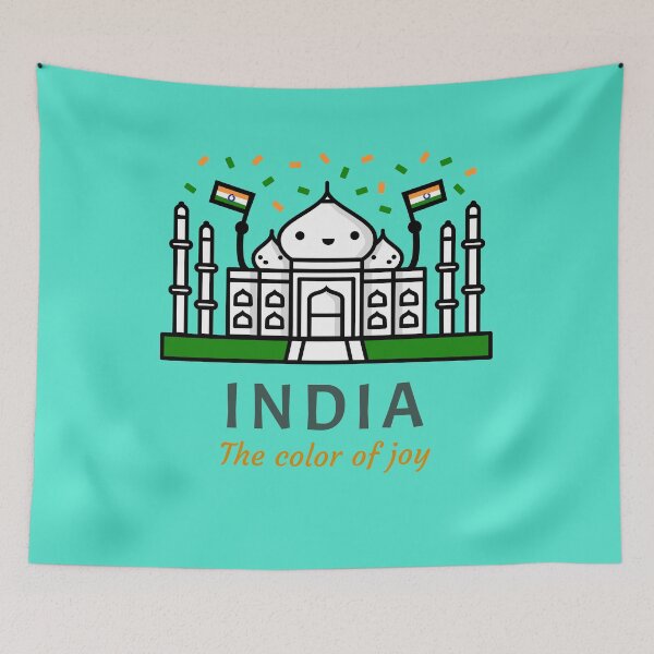 Item preview, India the color of joy designed and sold by Pinu005.