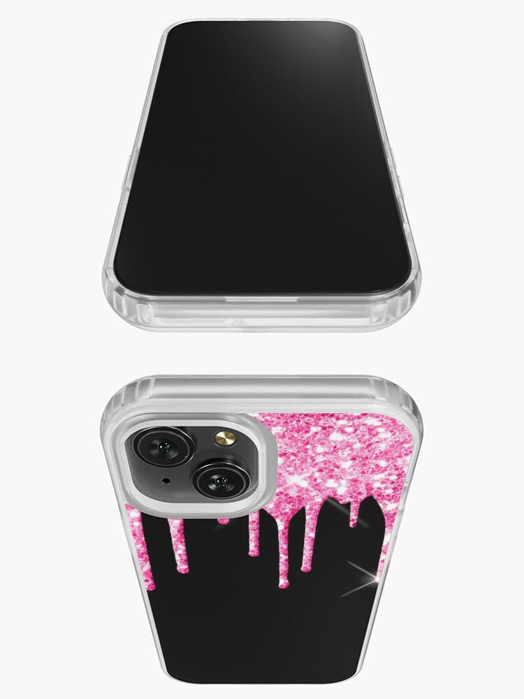 iPhone Samsung Hard Phone Case Unicorn Printed Glitter Hearts Quotes Cute  Design