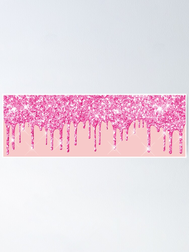 hot pink glitter and black ombre Art Board Print for Sale by StinkPad