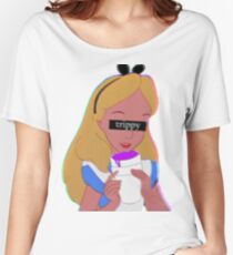 Trippy Alice Women's Relaxed Fit T-Shirt