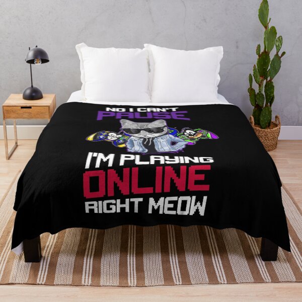Item preview, I cant pause I'm playing online right meow designed and sold by RockyMante.