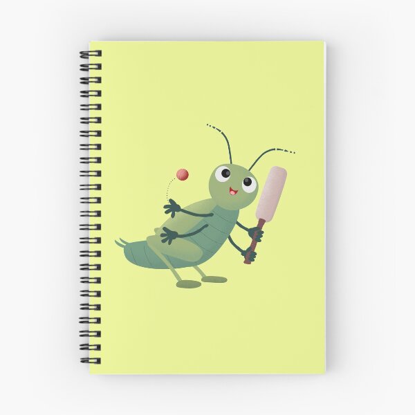 Item preview, Cute green cricket insect cartoon illustration designed and sold by FrogFactory.