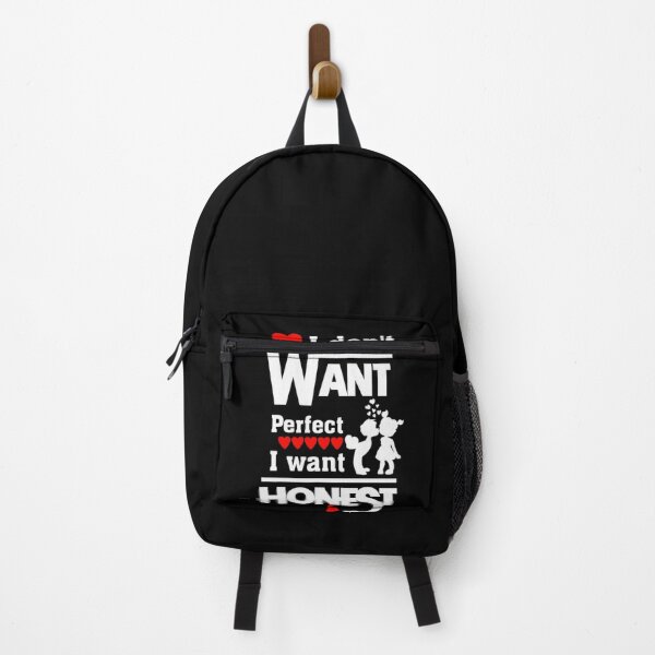 Item preview, I don't want perfect I want honest love  designed and sold by TuhinaCreations.
