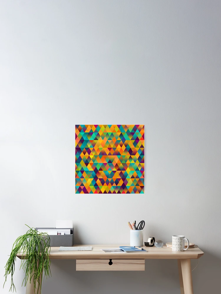 Thumbnail 2 of 3, Poster, Colorful World 8 designed and sold by Mandala Of Life.