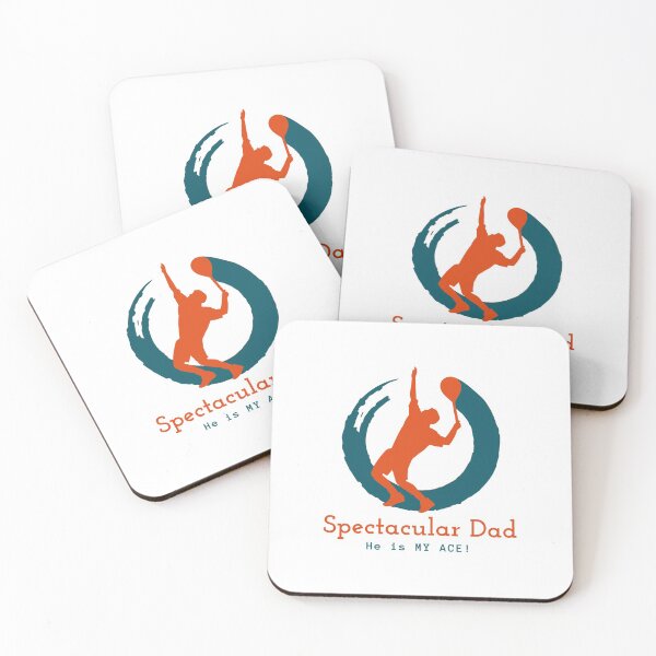 Item preview, Spectacular Dad He is MY ACE! tennis designed and sold by AndPeace702.