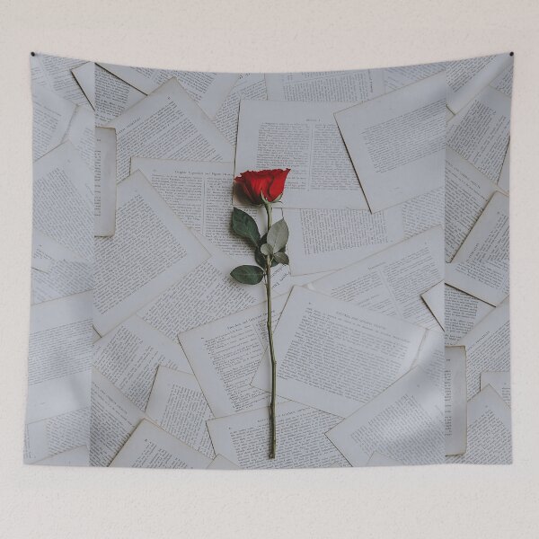 Item preview, A single red rose designed and sold by danfreeze.