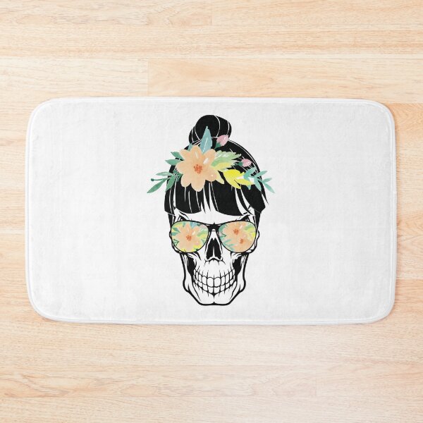Item preview,  Skull Mom Life - Floral and Sunglasses 003 designed and sold by Gymmer-Life.