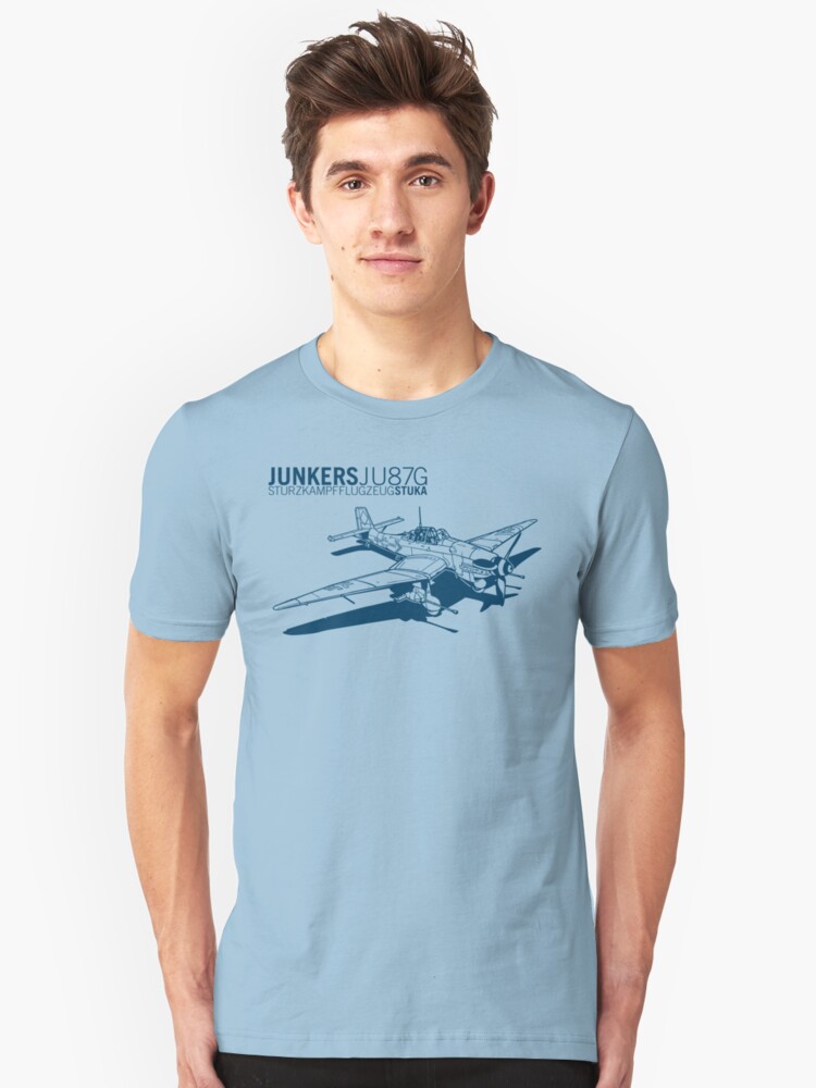 Alternate view of Stuka Tank Buster Slim Fit T-Shirt
