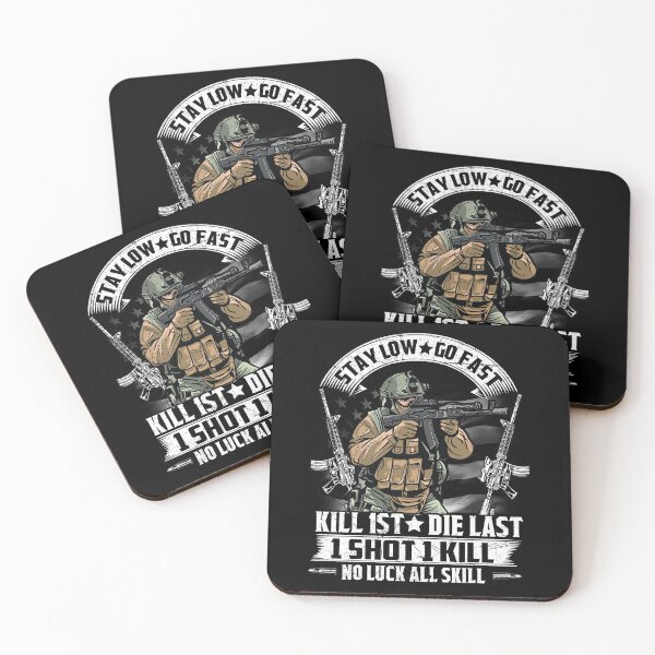 Item preview, 1 SHOT 1 KILL NO LUCK ALL KILL designed and sold by RockyMante.