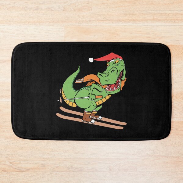Item preview, T-Rex Dinosaur Skiing designed and sold by OnepixArt.