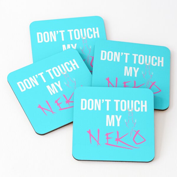 Item preview, Don't Touch My Neko - Funny Cat Gifts designed and sold by reelanimedragon.