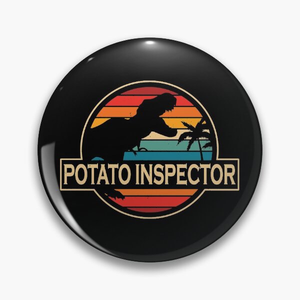 Item preview, Potato Inspector Dinosaur designed and sold by MotorLykan9k.