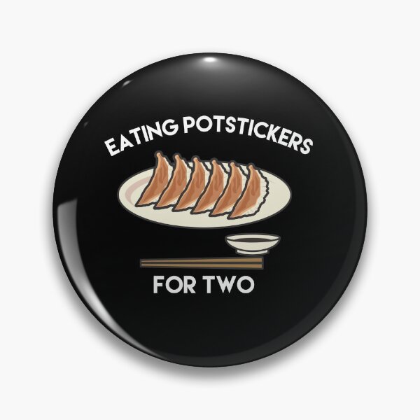 Item preview, Eating potstickers for two designed and sold by bellatierra.
