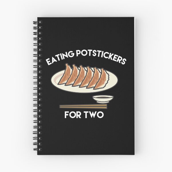 Item preview, Eating potstickers for two designed and sold by bellatierra.