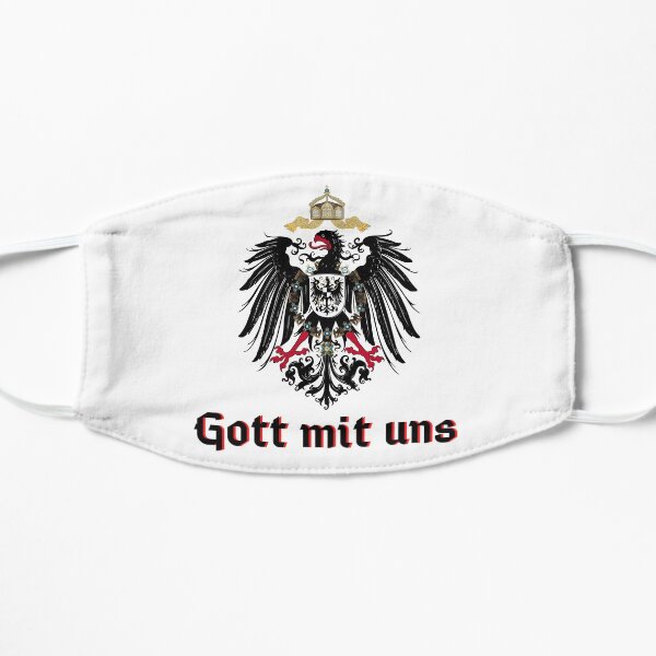 God with us - coat of arms of the German Empire Flat Mask