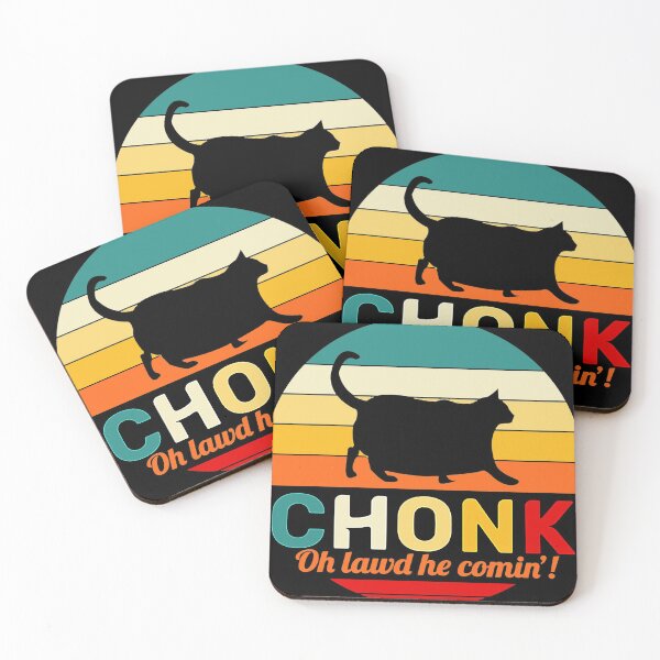 Item preview, Chonk cat Oh Lawd He Comin,! designed and sold by MotorLykan9k.