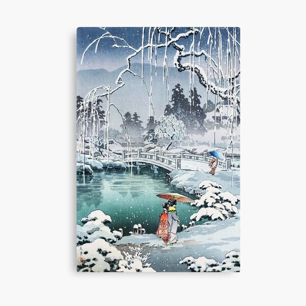 Item preview, Spring Snow at Maruyama by Tsuchiya Koitsu designed and sold by Takeda-art.