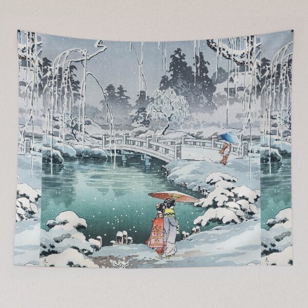 Item preview, Spring Snow at Maruyama by Tsuchiya Koitsu designed and sold by Takeda-art.