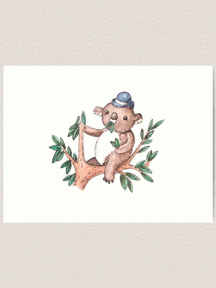 Thumbnail 1 von 3, Kunstdruck, Netter Koalabär designt und verkauft von RapiLoco.