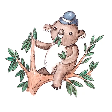 Artwork thumbnail, Cute Koala Bear by RapiLoco