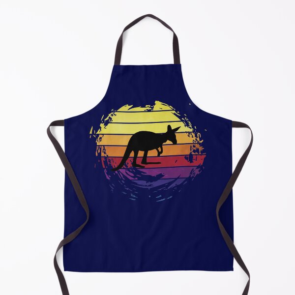 Item preview, Kangaroo animal on retrostyle retro background designed and sold by ChatterFox.