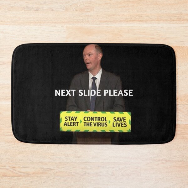 Item preview, Chris whitty - "next slide please" meme designed and sold by Alessandro Portavoce.