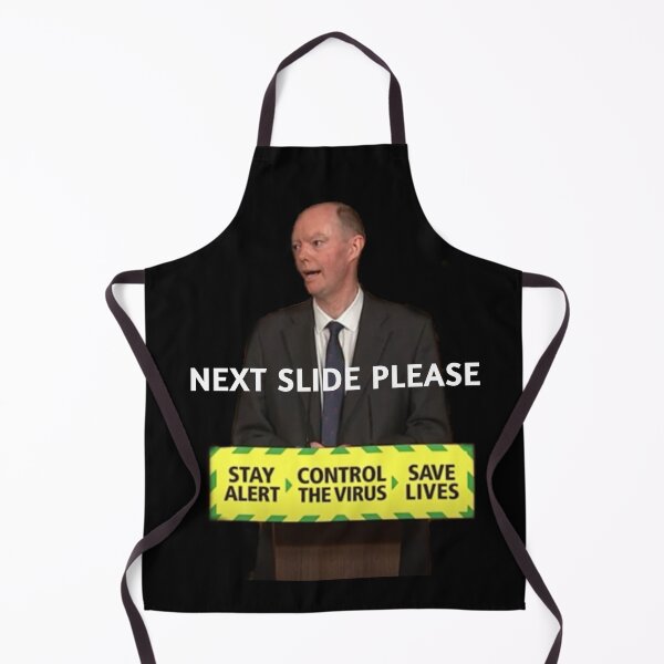 Item preview, Chris whitty - "next slide please" meme designed and sold by Alessandro Portavoce.