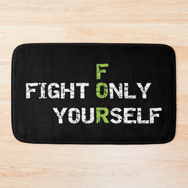 Item preview, Motivational Massage Fight Only For Yourself designed and sold by MegaStore101.