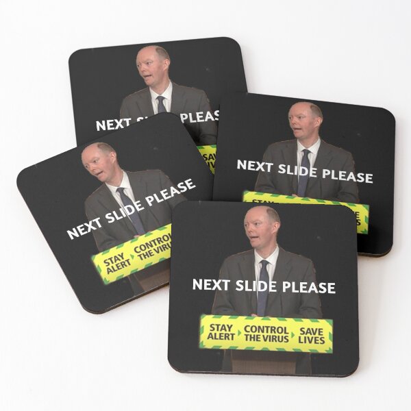 Item preview, Chris whitty - "next slide please" meme designed and sold by Alessandro Portavoce.