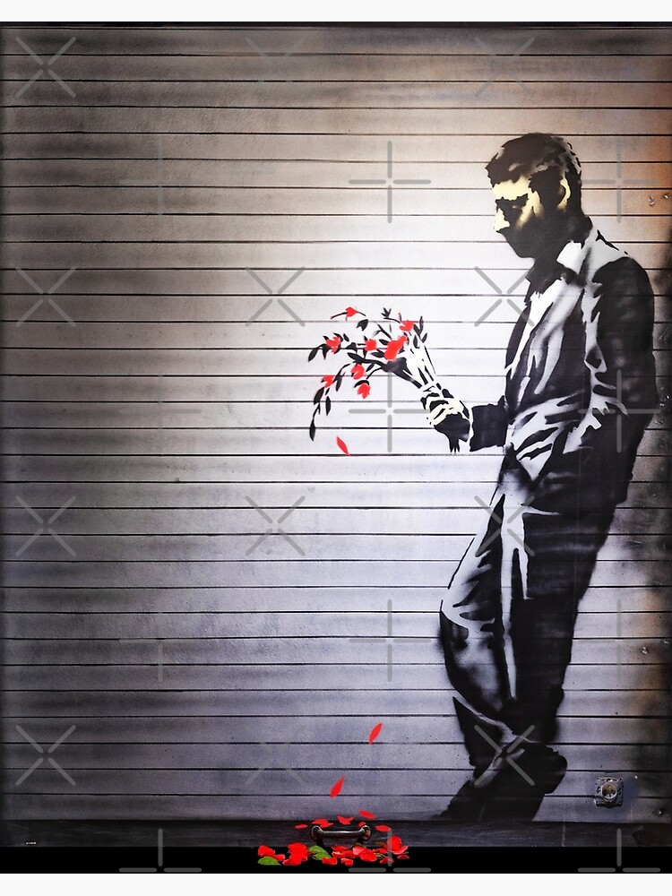 バンクシー Banksy Waiting in Vain エスタンプリトグラフ Waiting In Vain… at the door of the club by Banksy Art Print