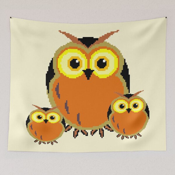 Item preview, A family of owls designed and sold by helenkaiy.