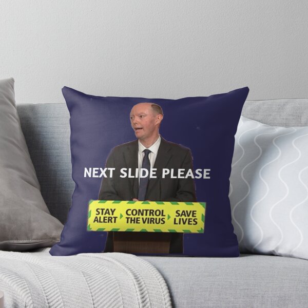 Item preview, Chris whitty - "next slide please" meme designed and sold by Alessandro Portavoce.