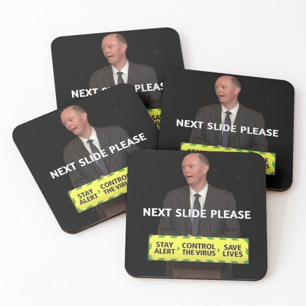 Item preview, Chris whitty - "next slide please" meme designed and sold by Alessandro Portavoce.