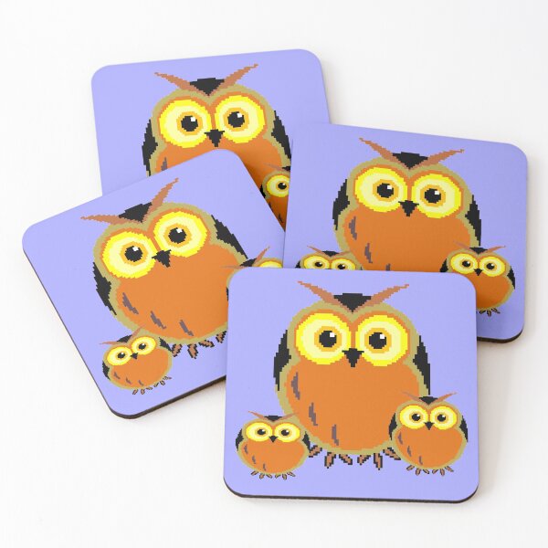 Item preview, A family of owls designed and sold by helenkaiy.