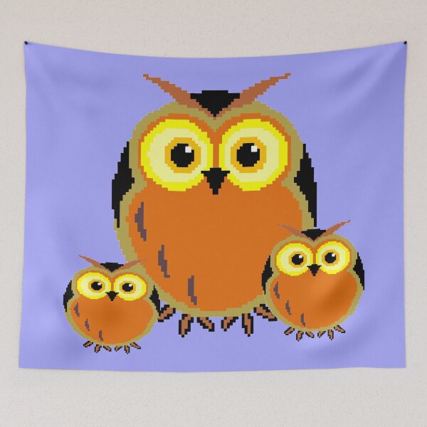 Item preview, A family of owls designed and sold by helenkaiy.