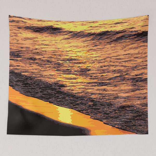 Item preview, A  Warm Sunset ON The Beach designed and sold by blueocan.